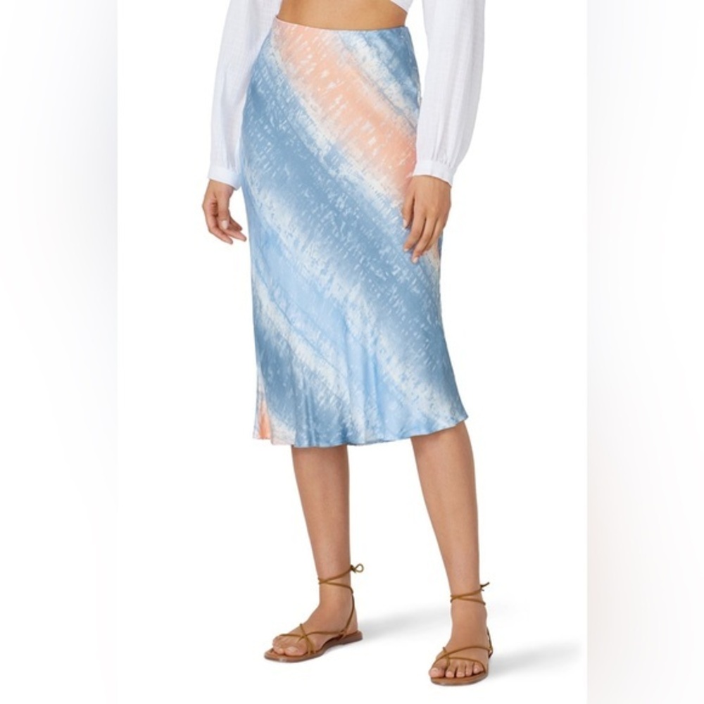 RTR NOW Tie Dye Midi Slip Skirt size medium